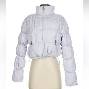 Coalition L.A. puffer cropped lightweight jacket XS